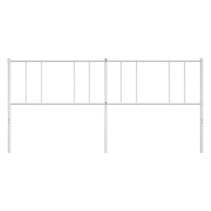 Headboard | White | Powder-Coated Steel | 180 cm wide for double bed