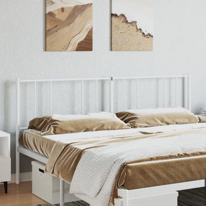 Headboard | White | Powder-Coated Steel | Double | Tough | Headboard