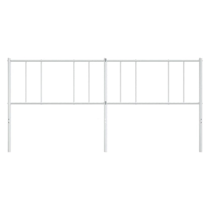 Headboard | White | Powder-Coated Steel | 200 cm |  Sturdy | Headboard