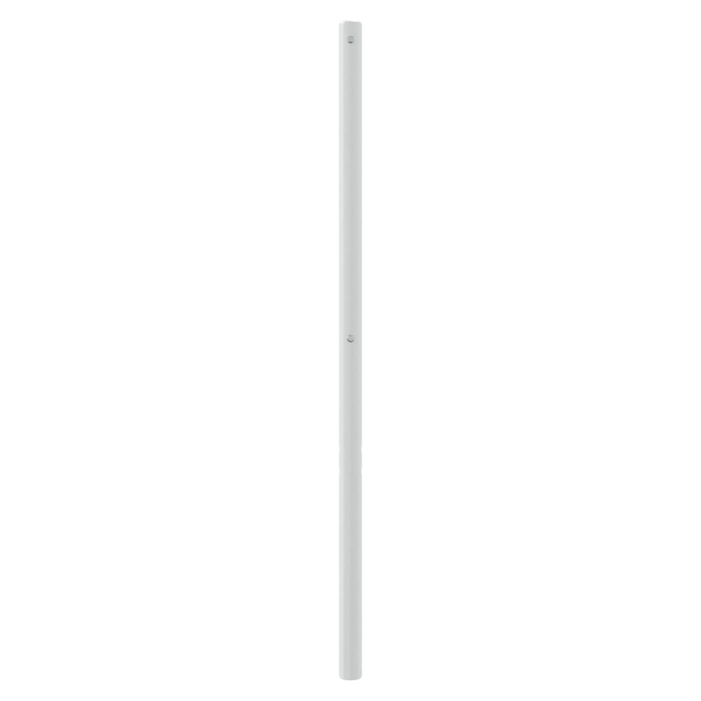 Headboard | White | Powder-Coated Steel | 200 cm |  Sturdy | Headboard