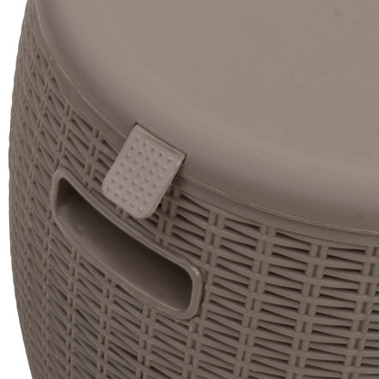 4-in-1 Garden Storage Box Light Brown Polypropylene