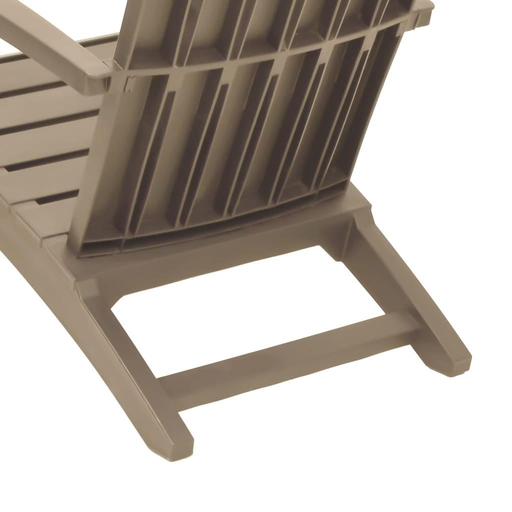 Garden Adirondack Chair | Light brown | Polypropylene | Standard