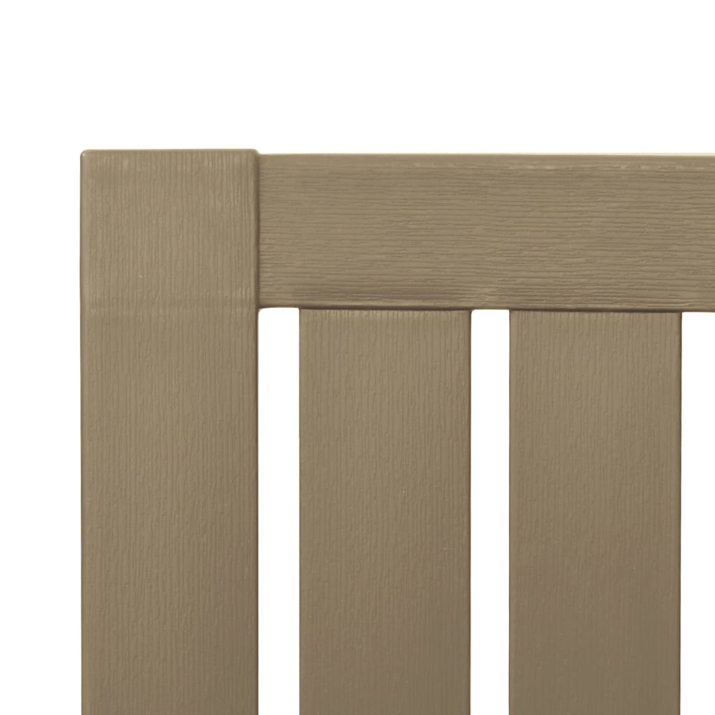 Garden Adirondack Chair | Set of 2 | Light brown | Polypropylene (PP)