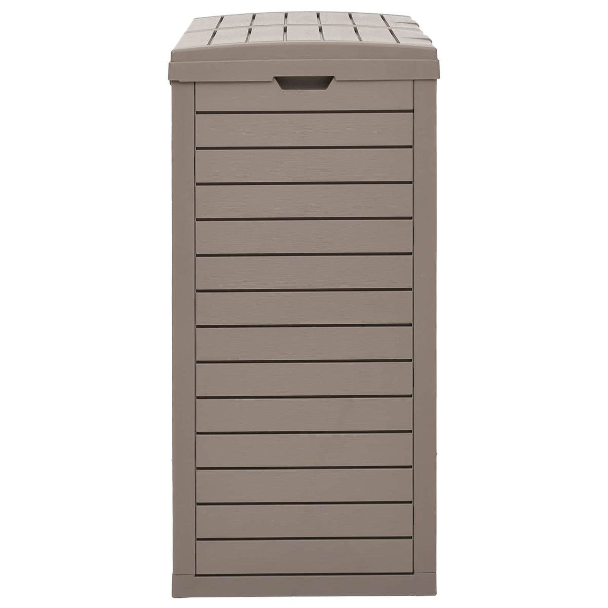 Outdoor Garbage Bin Light Brown 78x41x86 cm Polypropylene