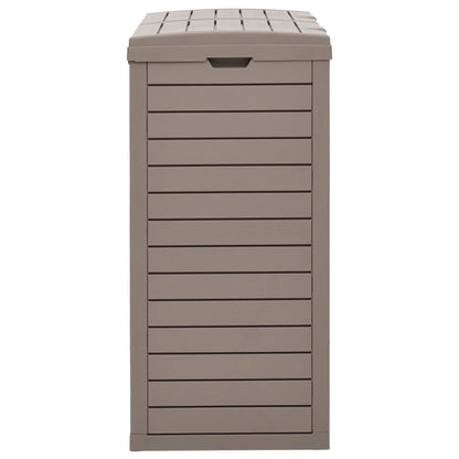 Outdoor Garbage Bin Light Brown 78x41x86 cm Polypropylene