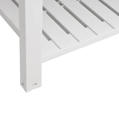 Garden Raised Bed White 110x45x79 cm Polypropylene