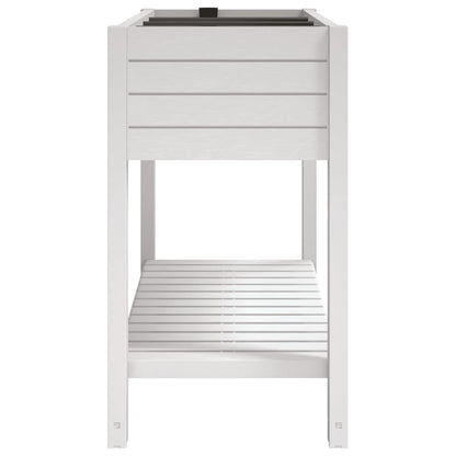 Garden Raised Bed White 110x45x79 cm Polypropylene