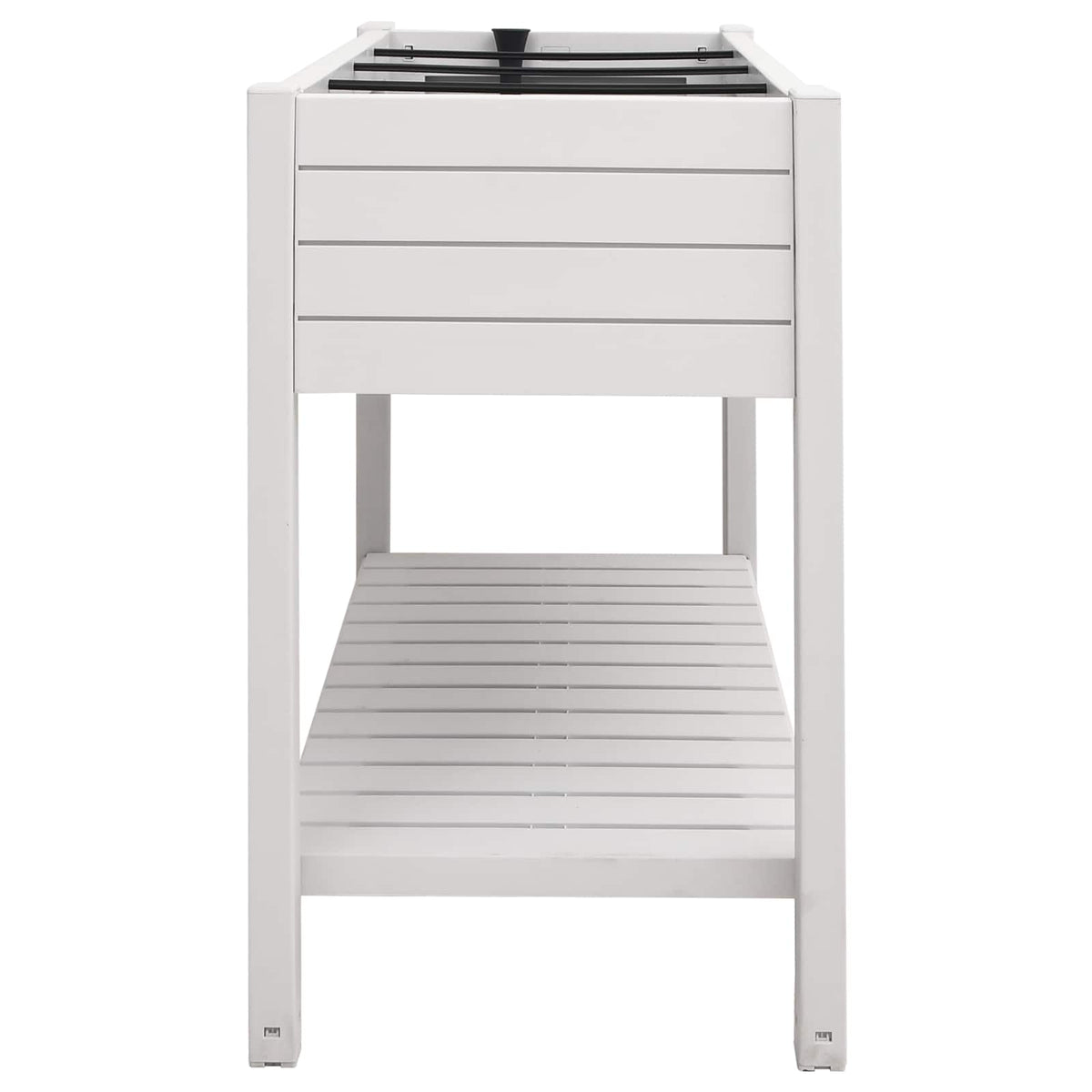 Garden Raised Bed White 110x45x79 cm Polypropylene