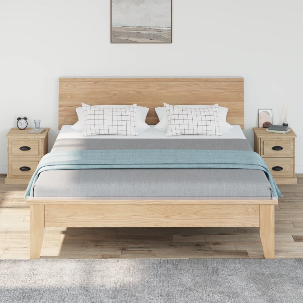 Bedside Cabinets 2 pcs Sonoma Oak 39x39x47,5 cm Engineered Wood