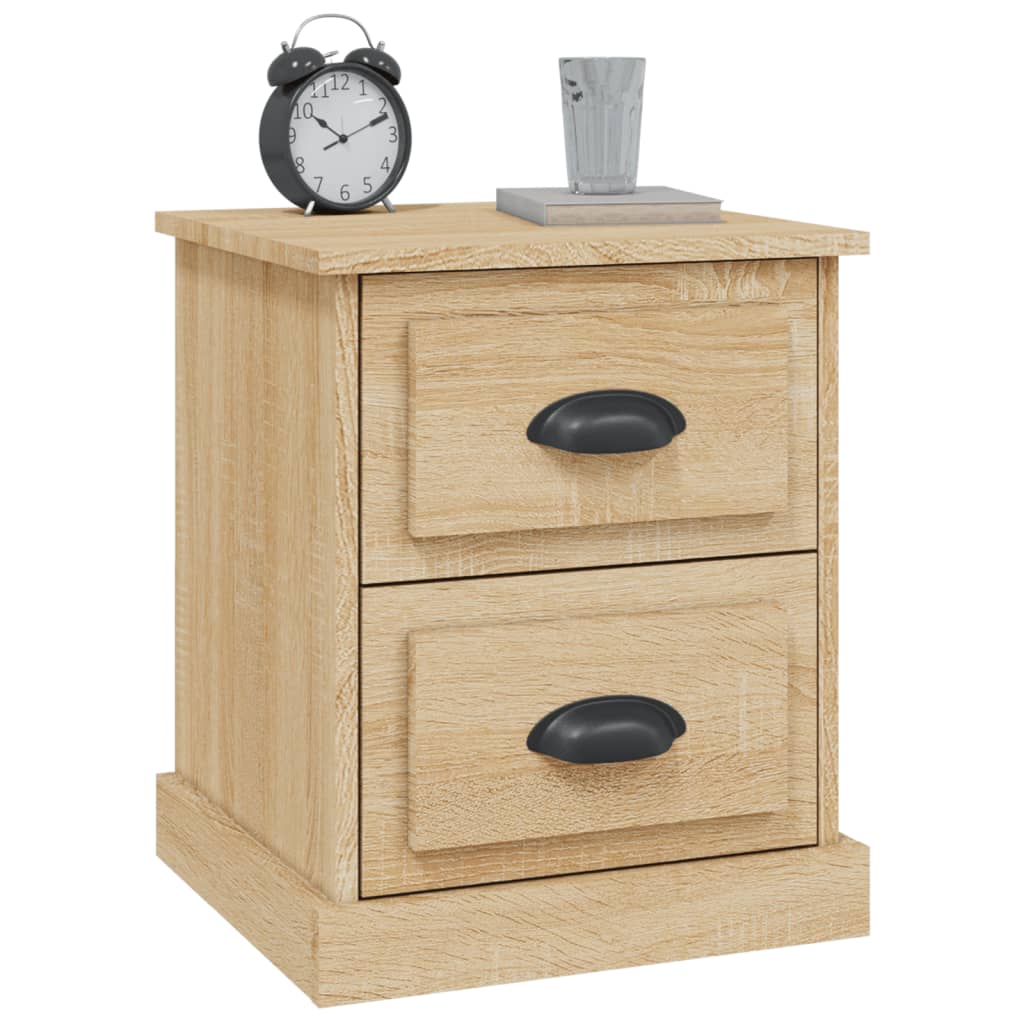 Bedside Cabinets 2 pcs Sonoma Oak 39x39x47,5 cm Engineered Wood