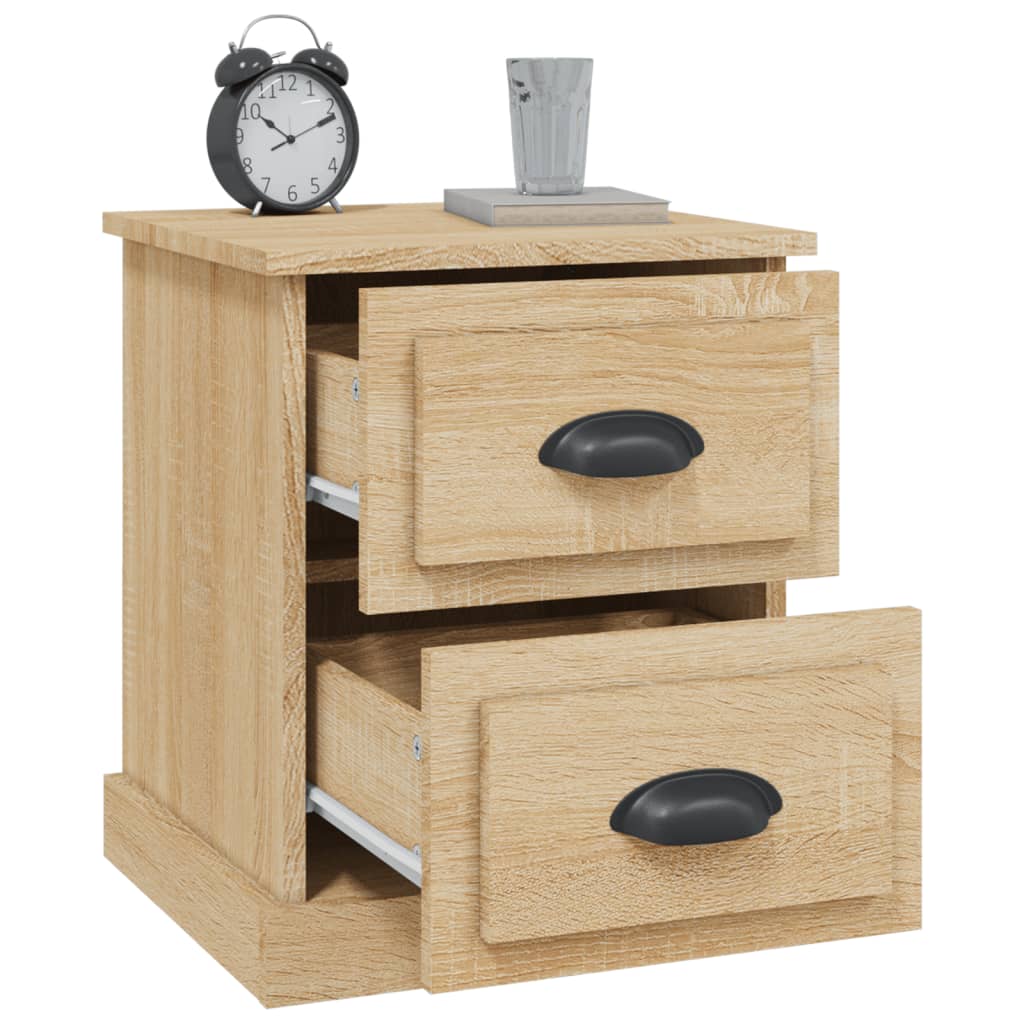 Bedside Cabinets 2 pcs Sonoma Oak 39x39x47,5 cm Engineered Wood