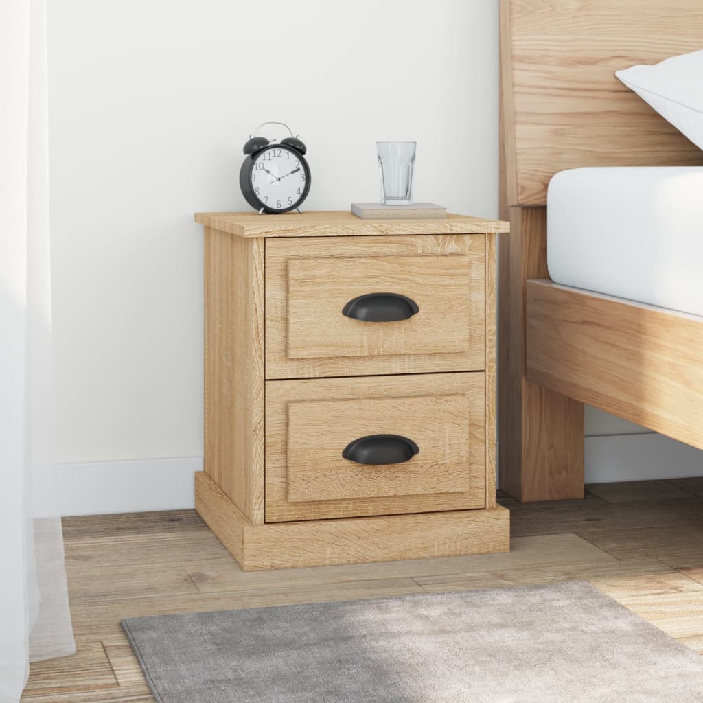 Bedside Cabinets 2 pcs Sonoma Oak 39x39x47,5 cm Engineered Wood