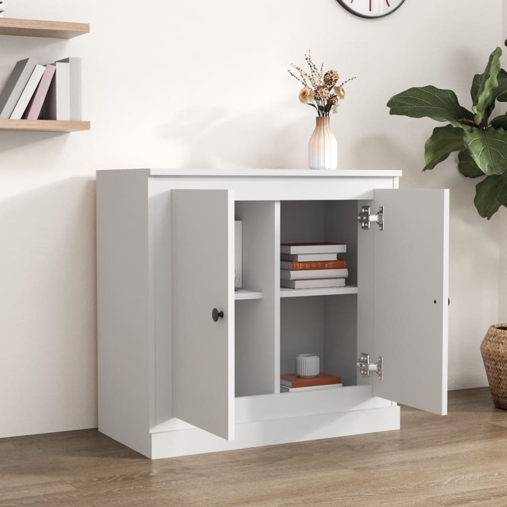 Sideboard White 70x35,5x67,5 cm Engineered Wood