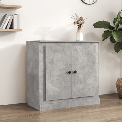 Sideboard Concrete Grey 70x35,5x67,5 cm Engineered Wood