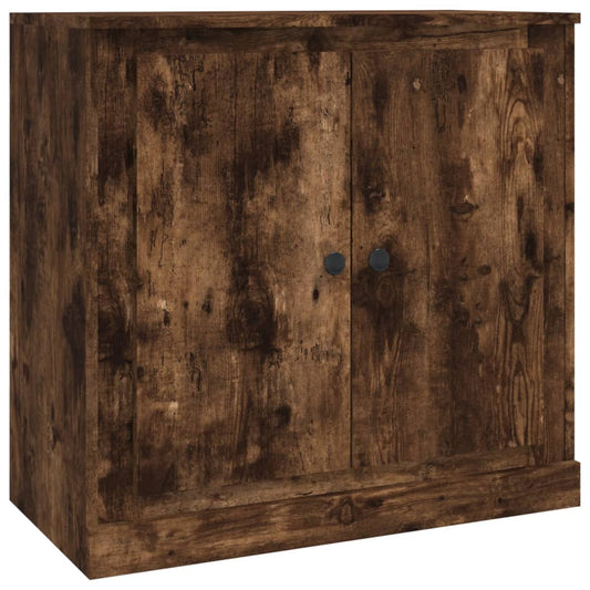 Sideboard Smoked Oak 70x35,5x67,5 cm Engineered Wood