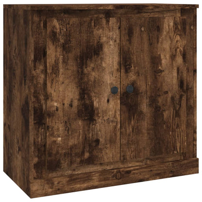 Sideboard Smoked Oak 70x35,5x67,5 cm Engineered Wood