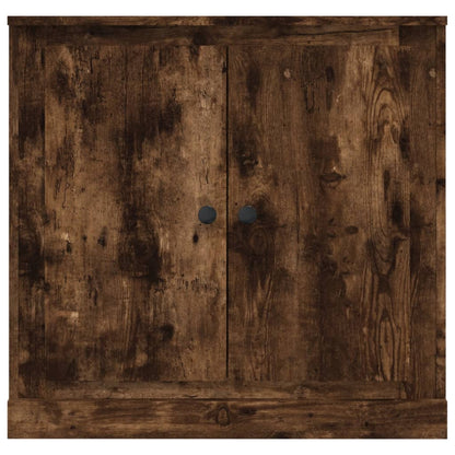 Sideboard Smoked Oak 70x35,5x67,5 cm Engineered Wood