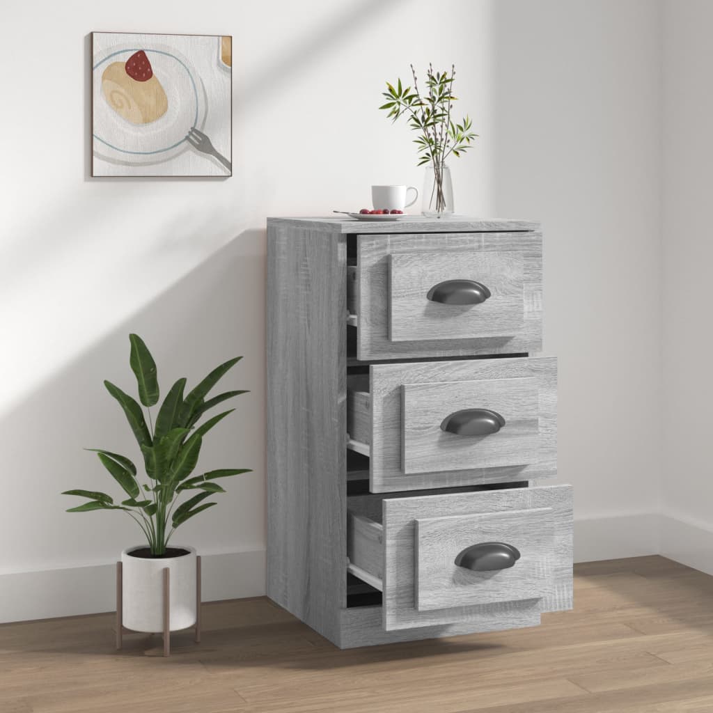 Sideboard Grey Sonoma 36x35.5x67.5 cm Engineered Wood