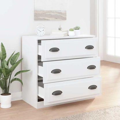 Sideboard White 70x35,5x67,5 cm Engineered Wood