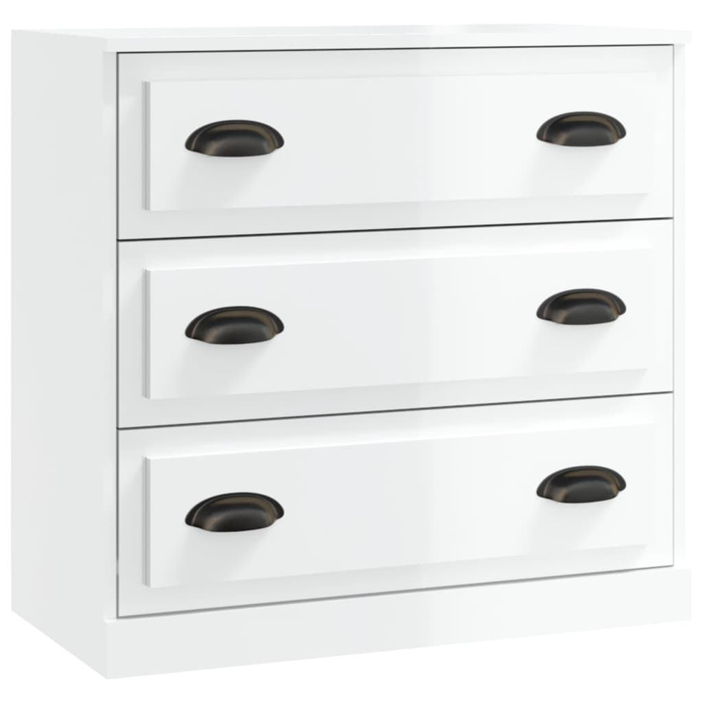 Sideboard | High gloss white | Engineered wood | Small | Sideboard