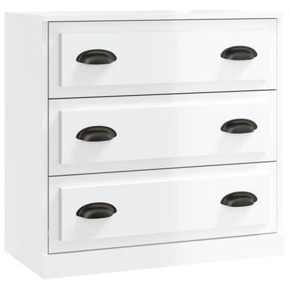 Sideboard | High gloss white | Engineered wood | Small | Sideboard