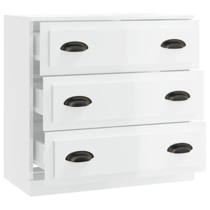 Sideboard | High gloss white | Engineered wood | Small | Sideboard