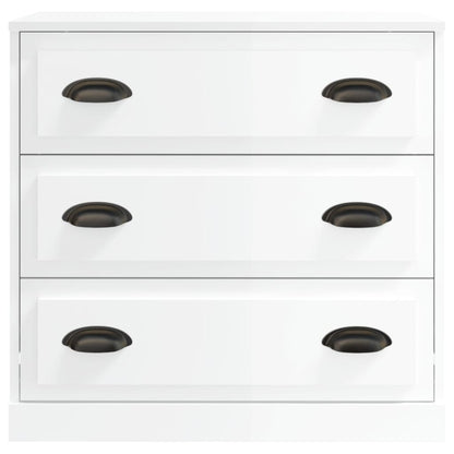 Sideboard | High gloss white | Engineered wood | Small | Sideboard