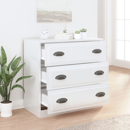 Sideboard | High gloss white | Engineered wood | Small | Sideboard