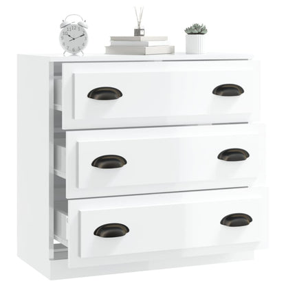 Sideboard | High gloss white | Engineered wood | Small | Sideboard
