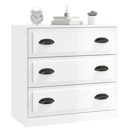 Sideboard | High gloss white | Engineered wood | Small | Sideboard