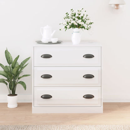 Sideboard | High gloss white | Engineered wood | Small | Sideboard