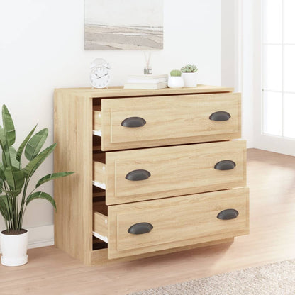 Sideboard Sonoma Oak 70x35,5x67,5 cm Engineered Wood