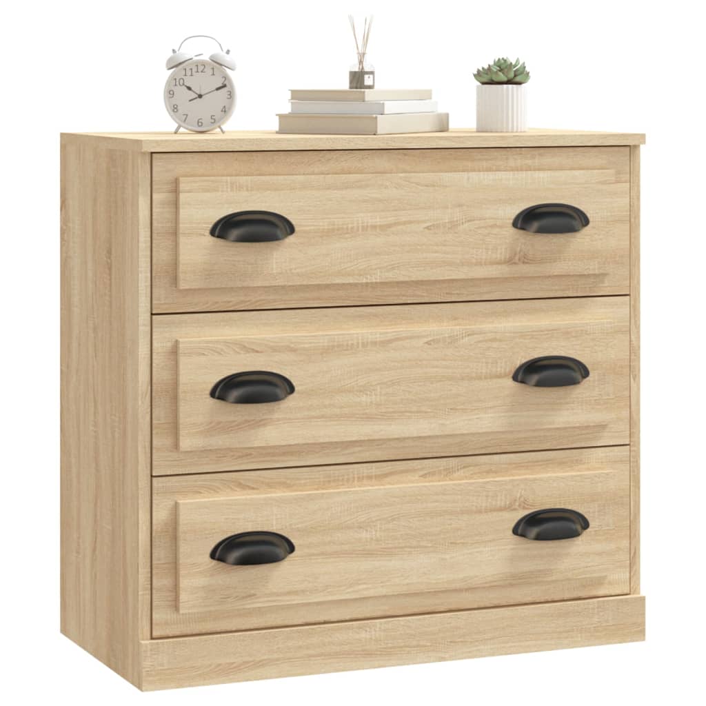 Sideboard Sonoma Oak 70x35,5x67,5 cm Engineered Wood