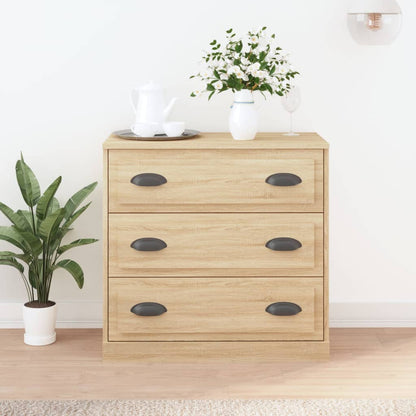 Sideboard Sonoma Oak 70x35,5x67,5 cm Engineered Wood