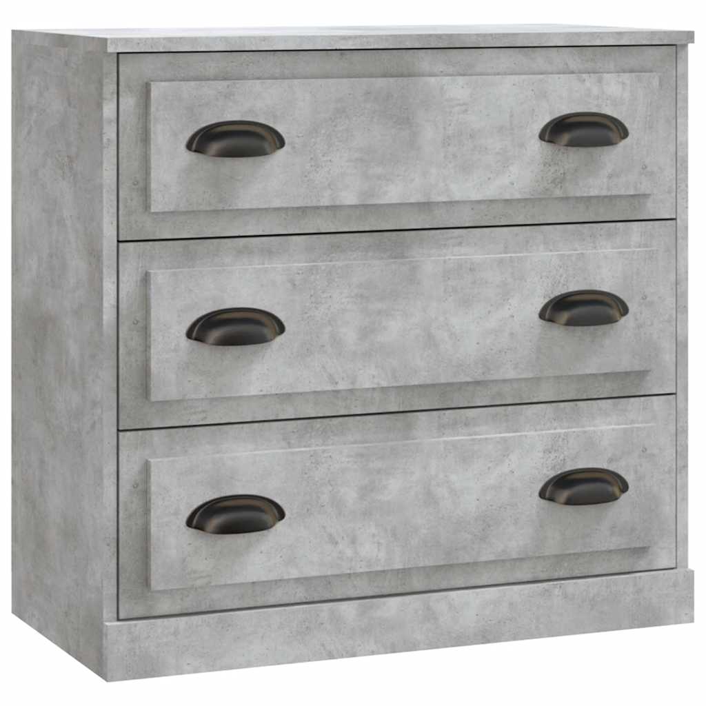 Sideboard Concrete Grey 70x35,5x67,5 cm Engineered Wood