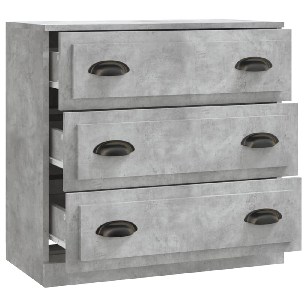 Sideboard | Concrete Grey | Engineered wood | 70 cm x 35.5 cm x 67.5 cm