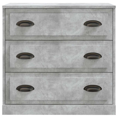 Sideboard Concrete Grey 70x35,5x67,5 cm Engineered Wood