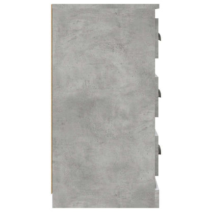 Sideboard Concrete Grey 70x35,5x67,5 cm Engineered Wood