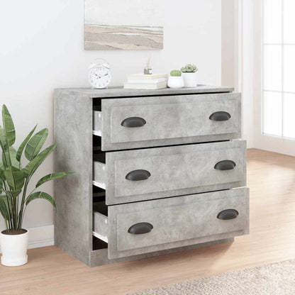 Sideboard Concrete Grey 70x35,5x67,5 cm Engineered Wood