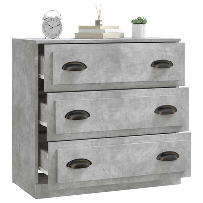 Sideboard Concrete Grey 70x35,5x67,5 cm Engineered Wood