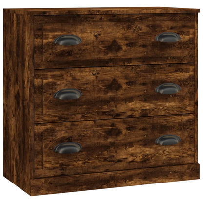 Sideboard Smoked Oak 70x35,5x67,5 cm Engineered Wood