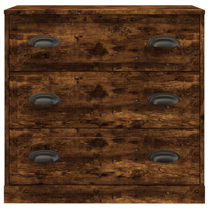 Sideboard Smoked Oak 70x35,5x67,5 cm Engineered Wood