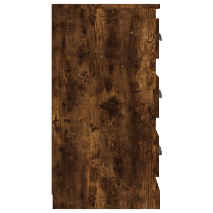 Sideboard Smoked Oak 70x35,5x67,5 cm Engineered Wood