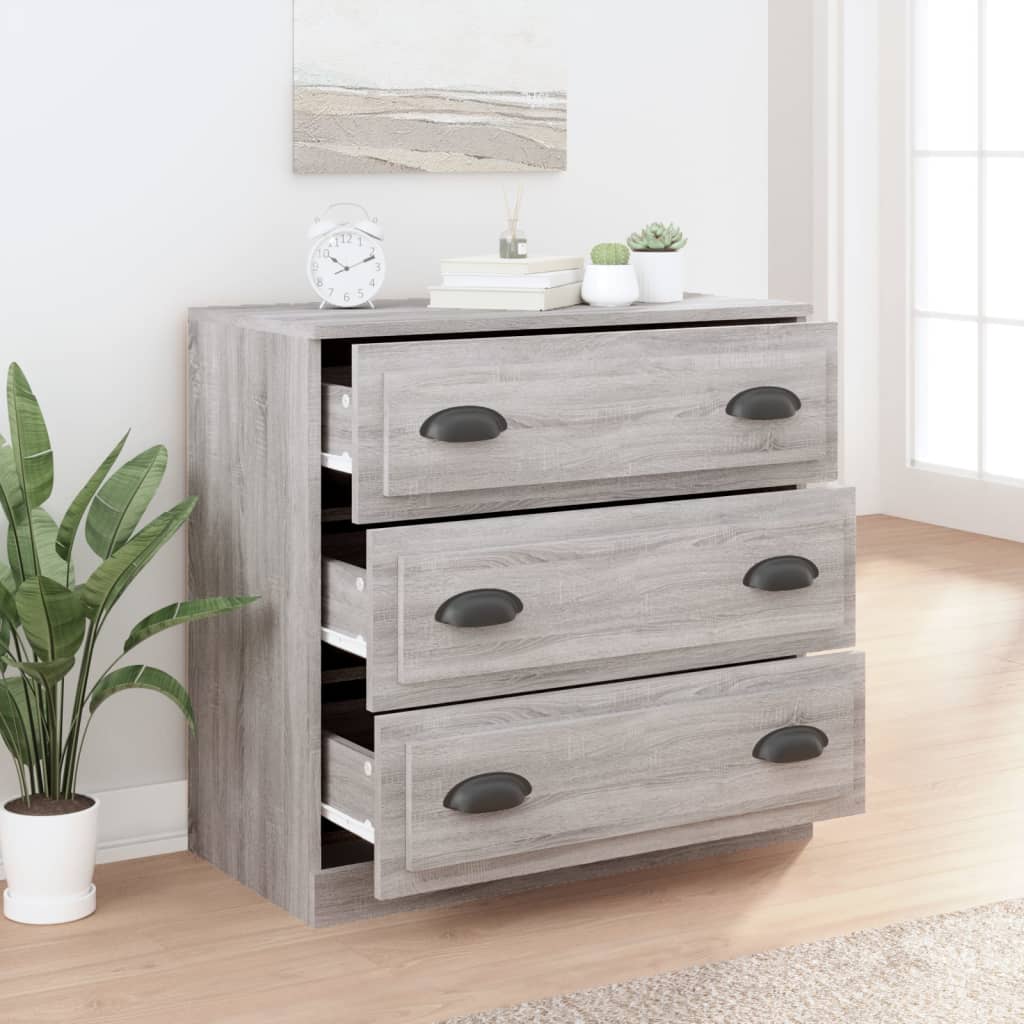 Sideboard | Grey sonoma | Engineered wood | Sideboard | Rectangular