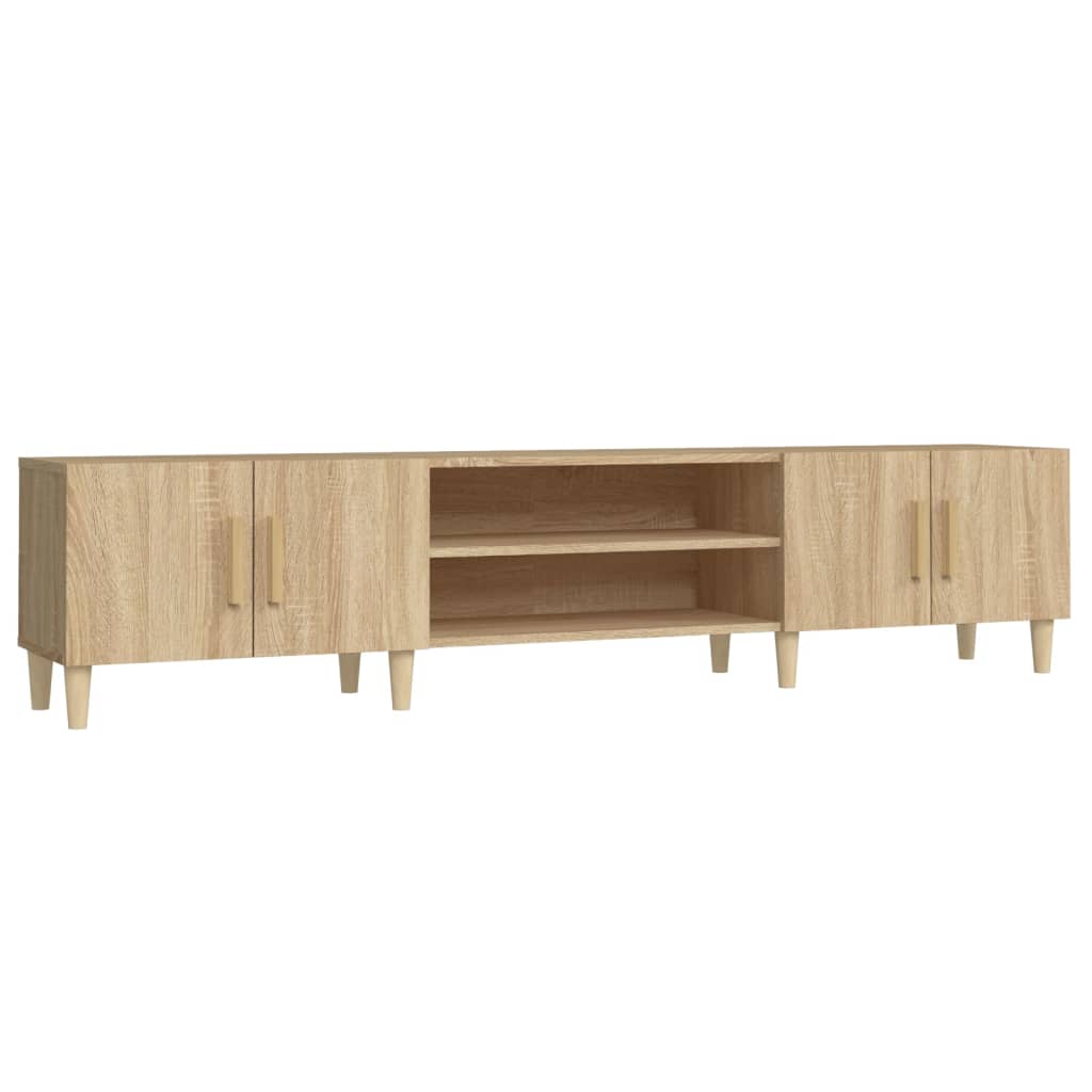 TV Cabinet Sonoma Oak 180x31,5x40 cm Engineered Wood