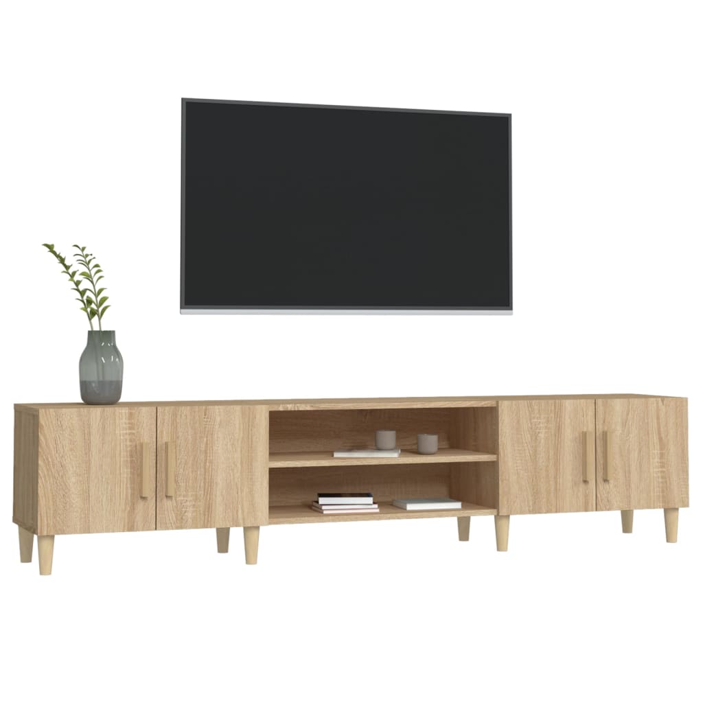 TV Cabinet Sonoma Oak 180x31,5x40 cm Engineered Wood