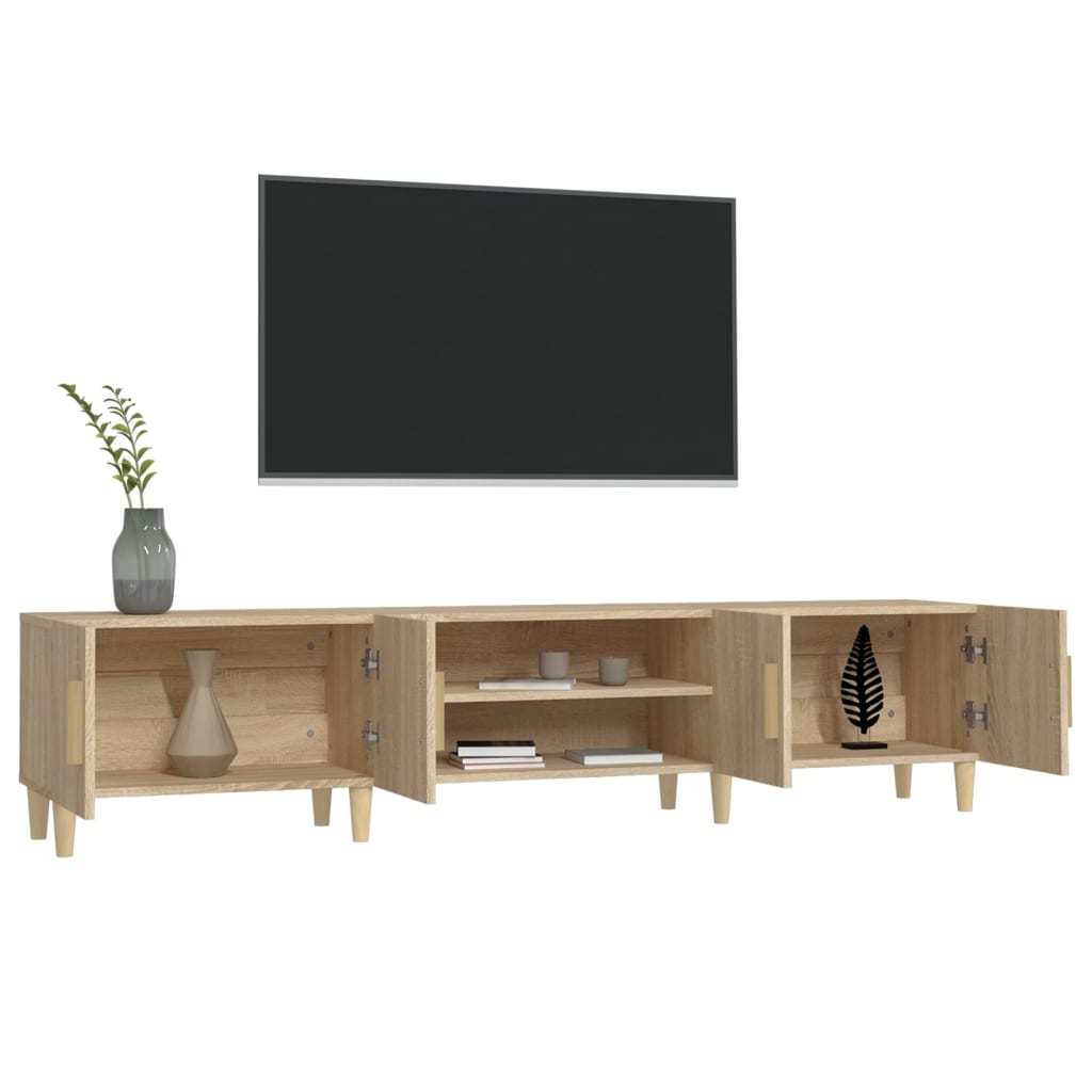 TV Cabinet Sonoma Oak 180x31,5x40 cm Engineered Wood