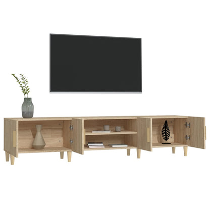 TV Cabinet Sonoma Oak 180x31,5x40 cm Engineered Wood
