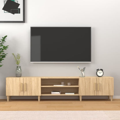 TV Cabinet Sonoma Oak 180x31,5x40 cm Engineered Wood