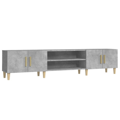 TV Cabinet Concrete Grey 180x31,5x40 cm Engineered Wood